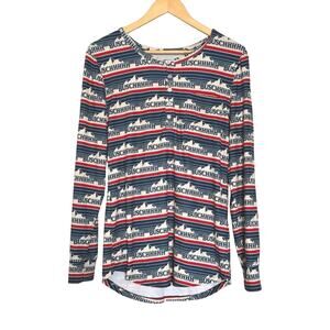 Shinesty Busch Beer Unisex Henley Top Size Small
